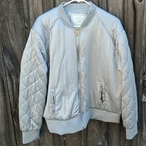 Style Me Los Angeles Bomber Jacket Coat 3X Plus
